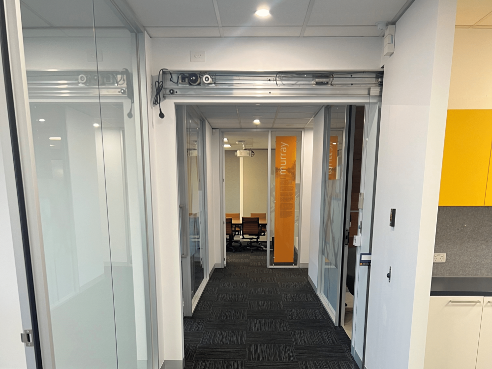 Rabo Bank Office Entrance Office Fitout Winstar DMS Electrical Project